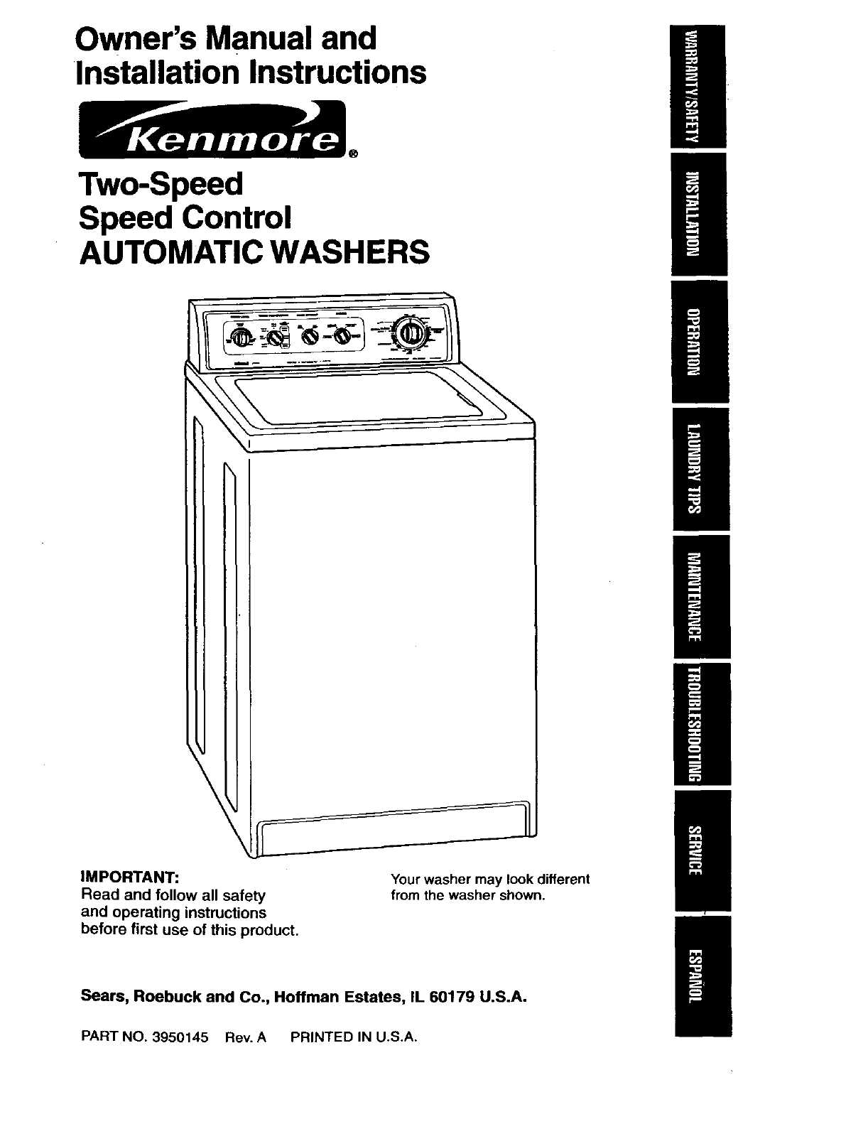 kenmore top load washer parts diagram