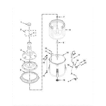 kenmore top load washer parts diagram