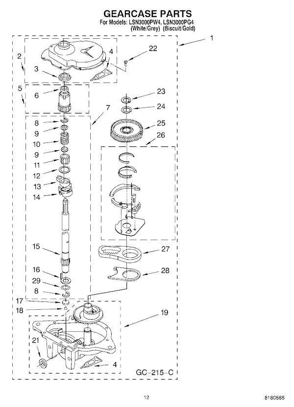 kenmore top load washer parts diagram