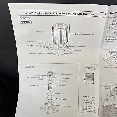 kerosene heater parts diagram