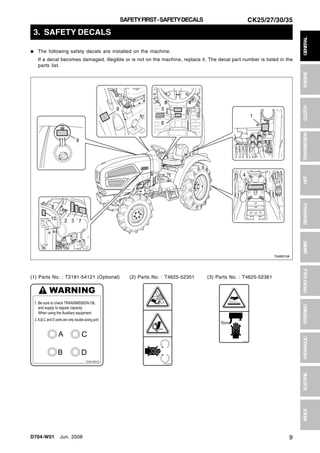 kioti tractor parts diagram