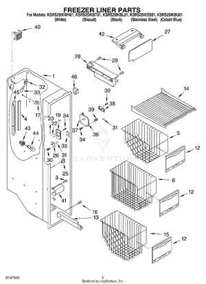 kitchenaid refrigerator parts diagram