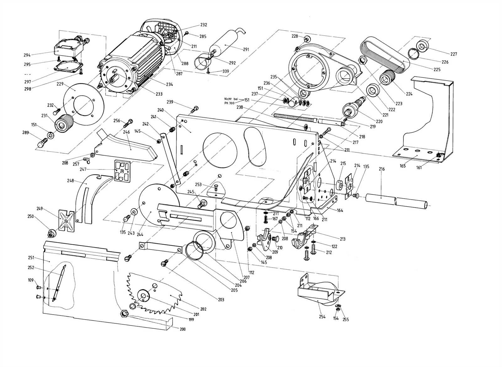 kobalt table saw parts diagram