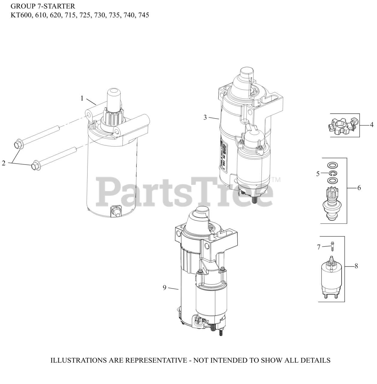 kohler 7000 series parts diagram