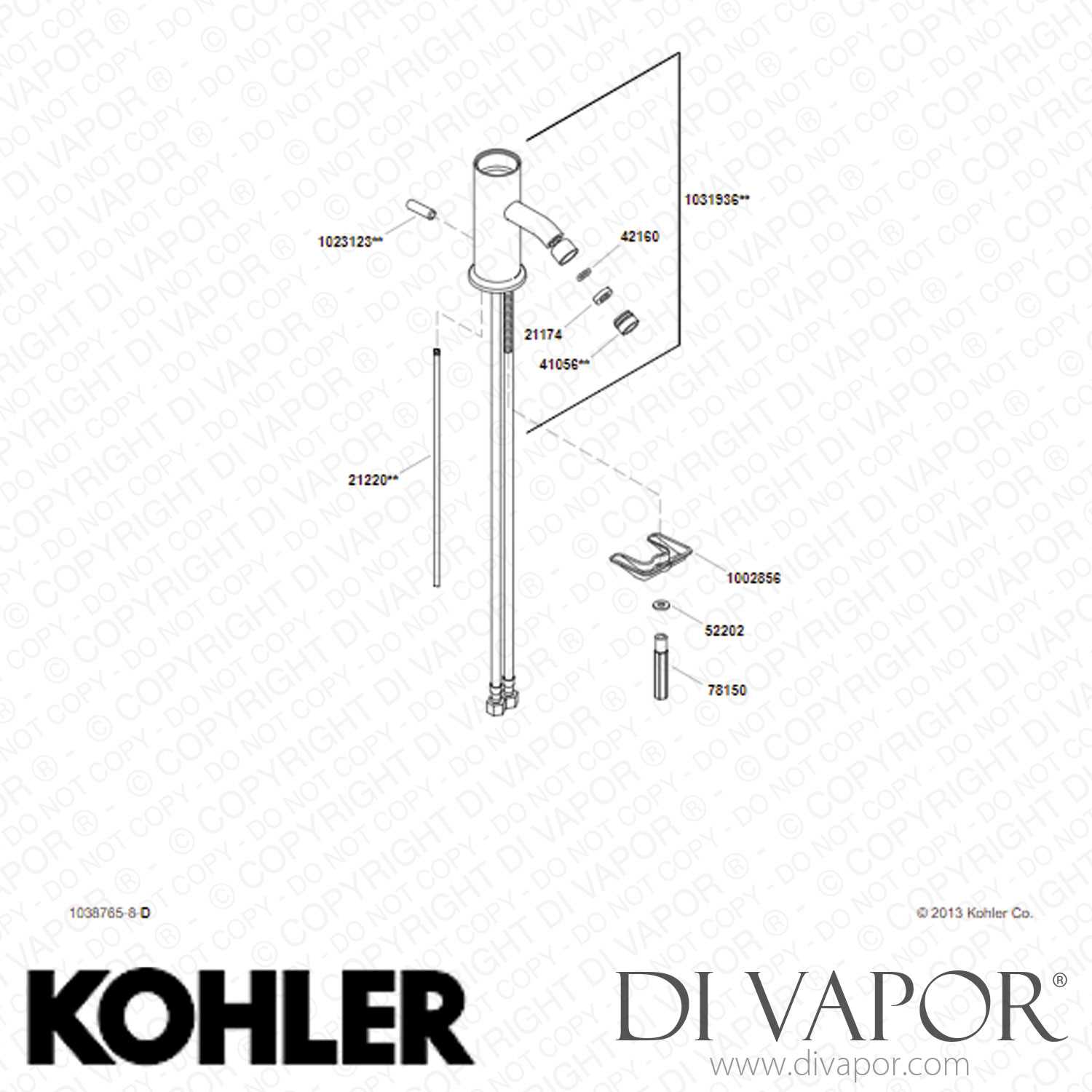 kohler bidet parts diagram