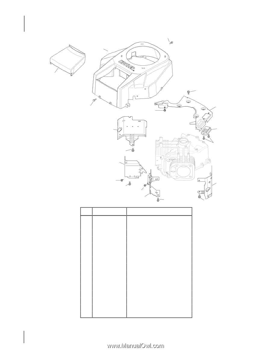 kohler sv725 parts diagram