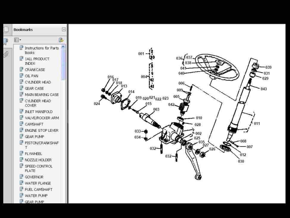 kubota b8200 parts diagram