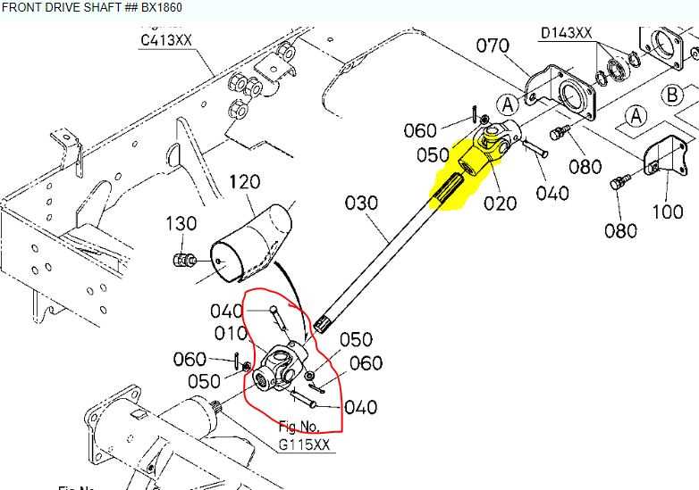 kubota bx2380 parts diagram