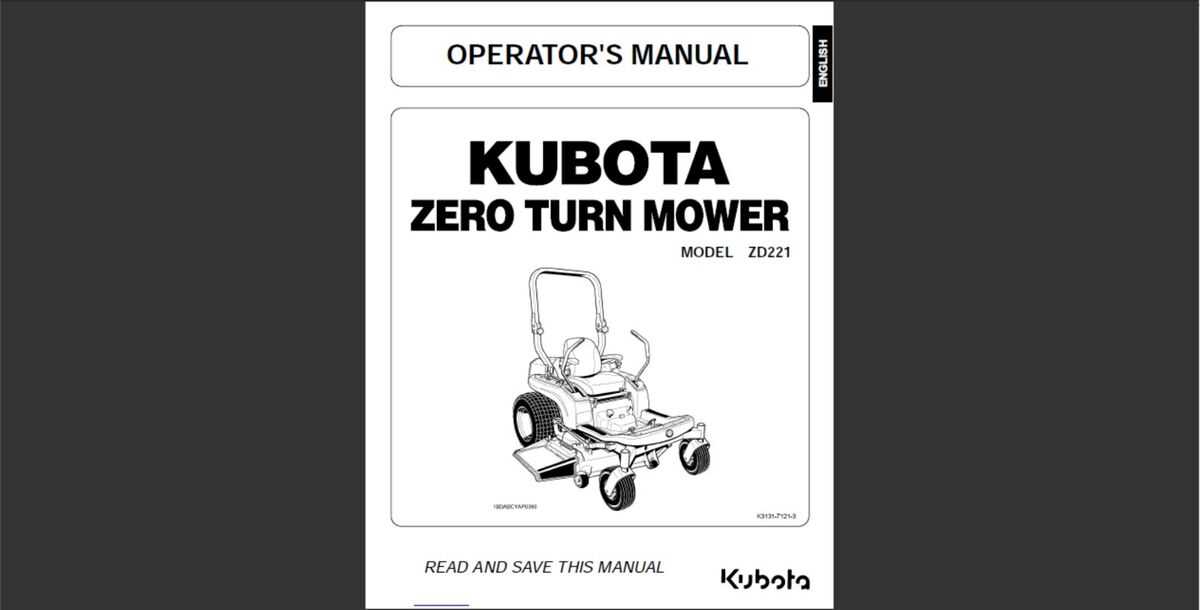 kubota zd221 parts diagram