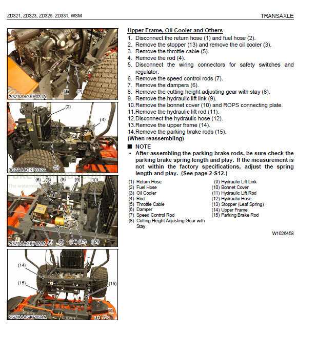 kubota zd326s parts diagram