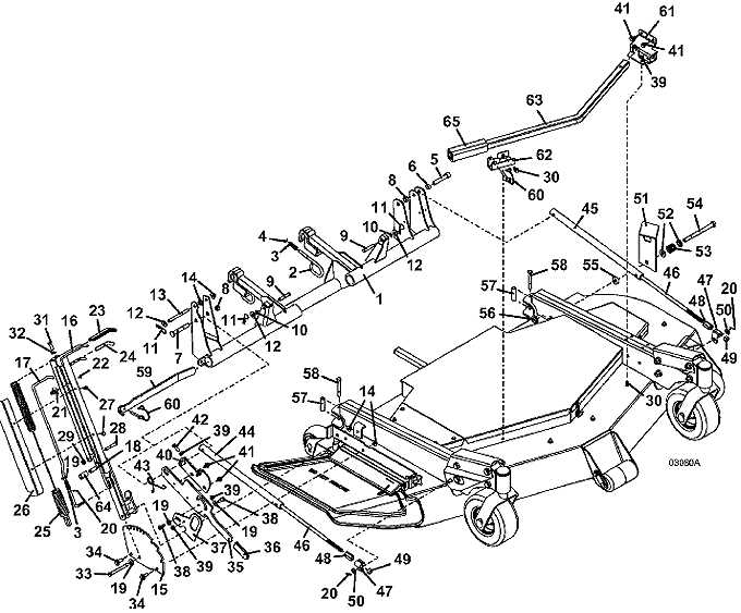 kubota zd331 72 deck parts diagram