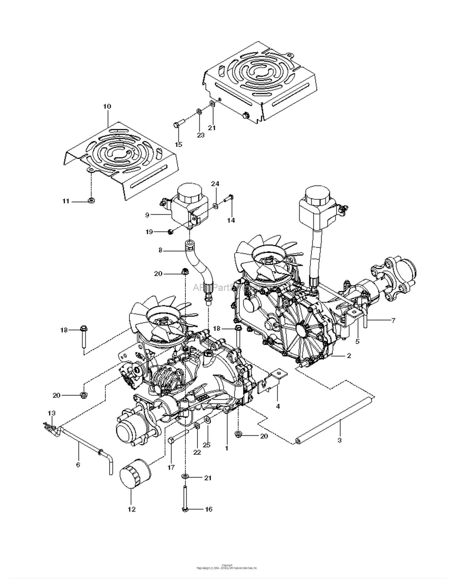 kubota zg124e parts diagram