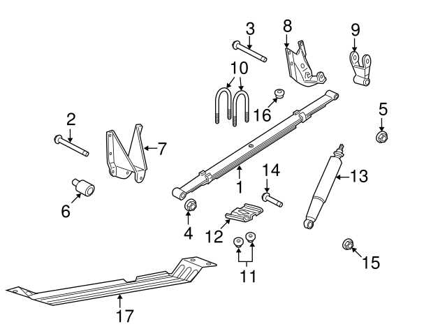 leaf spring parts diagram