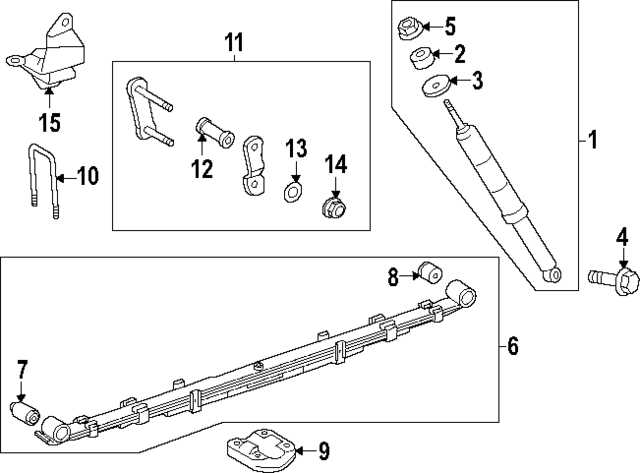 leaf spring parts diagram