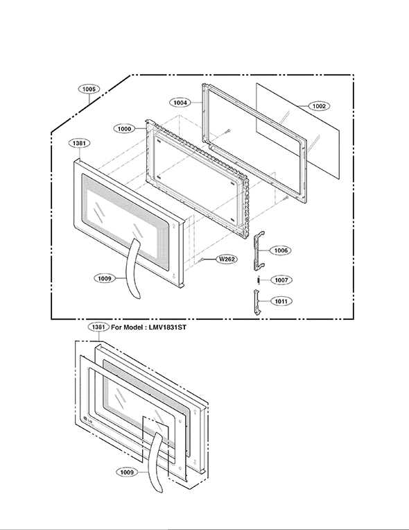 lg microwave parts diagram