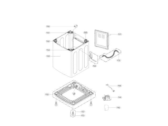 lg top load washer parts diagram