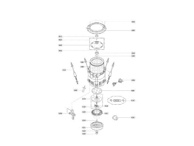 lg top load washer parts diagram