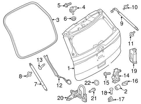 liftgate parts diagram