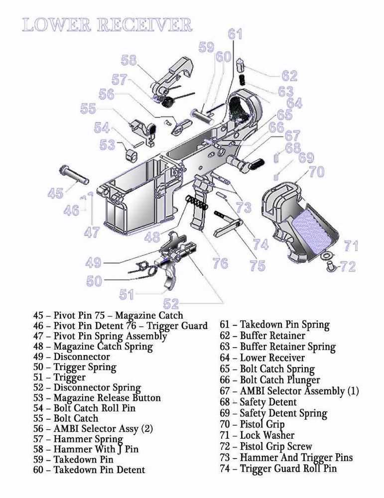 m16 diagram parts