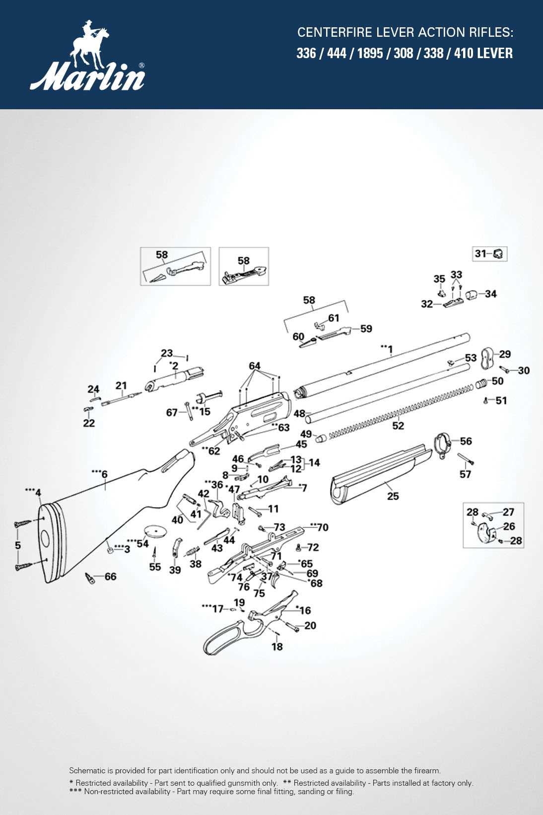 marlin 1895 parts diagram