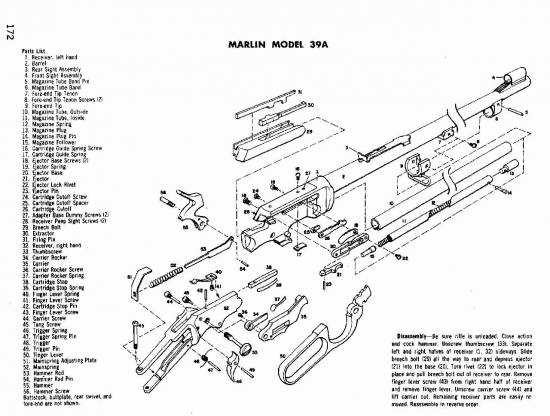 marlin 22 parts diagram