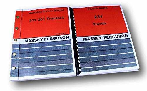 massey ferguson 231 parts diagram