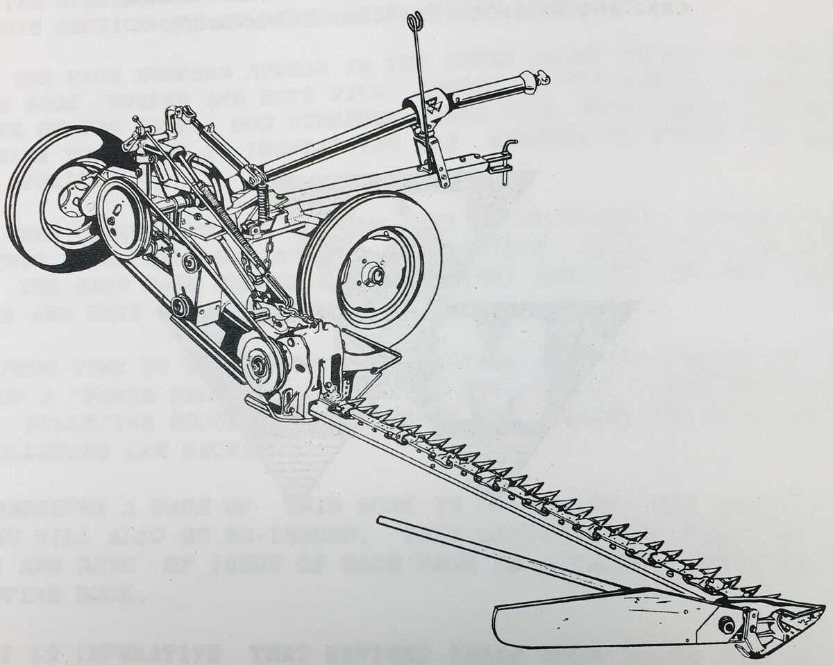 massey ferguson 41 sickle mower parts diagram