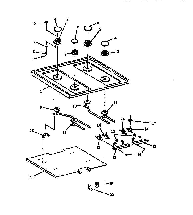 maytag stove parts diagram