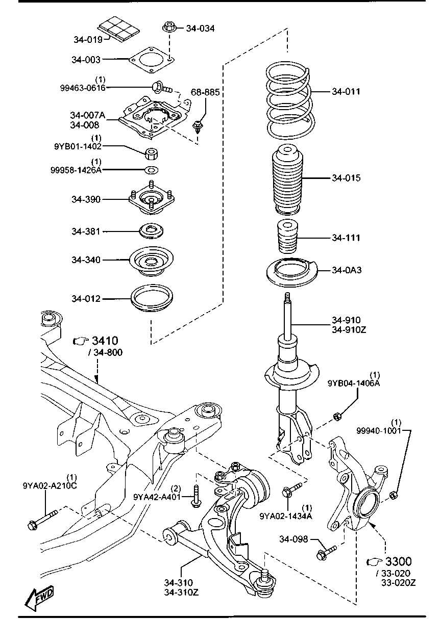 mazda cx 9 parts diagram