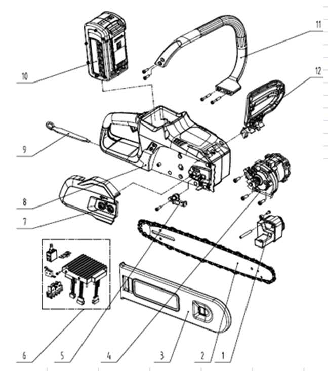 mcculloch chainsaw parts diagram