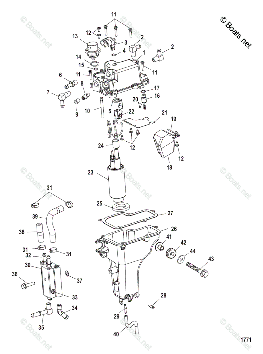 mercury 50 hp 2 stroke parts diagram