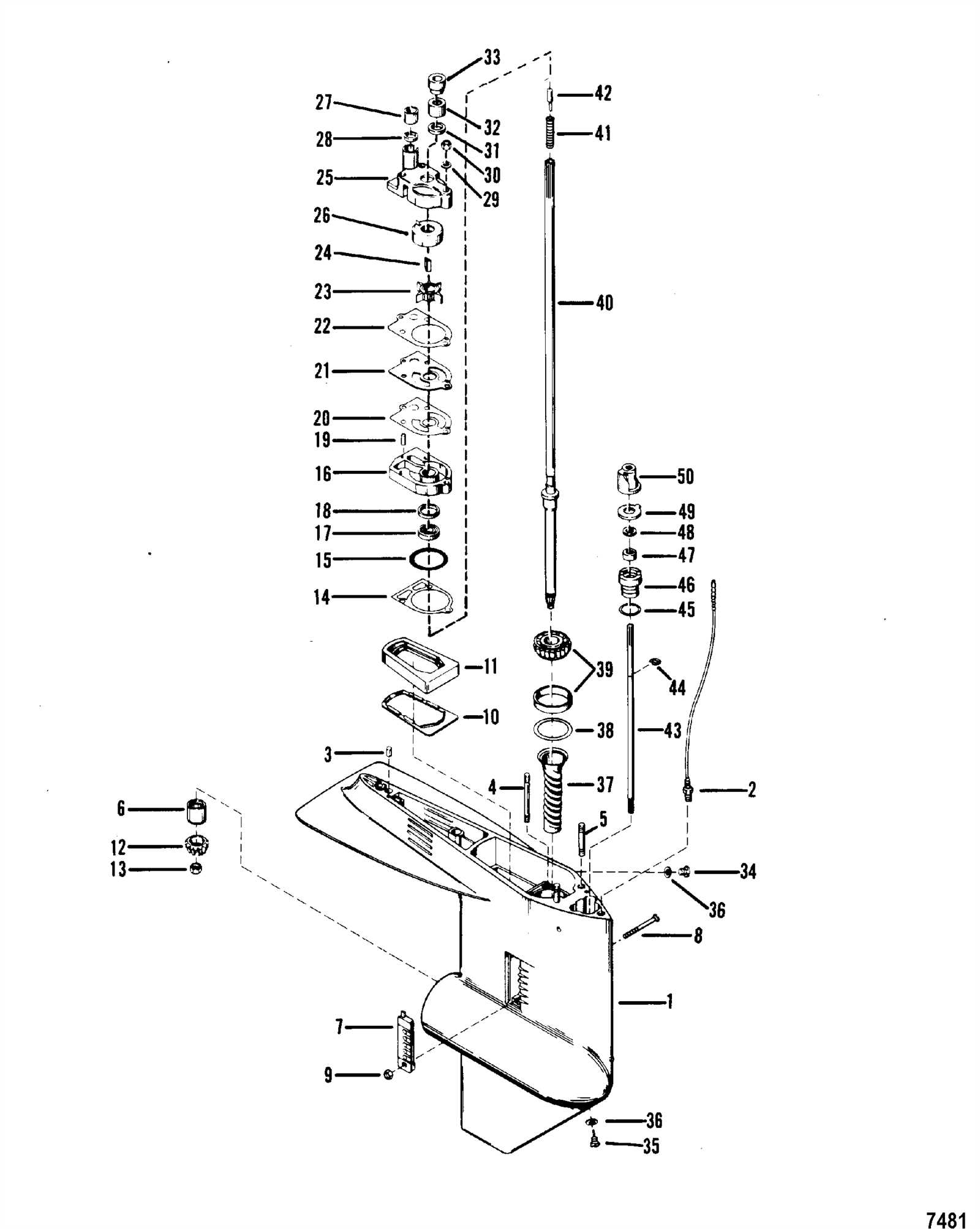 mercury 50 hp 2 stroke parts diagram