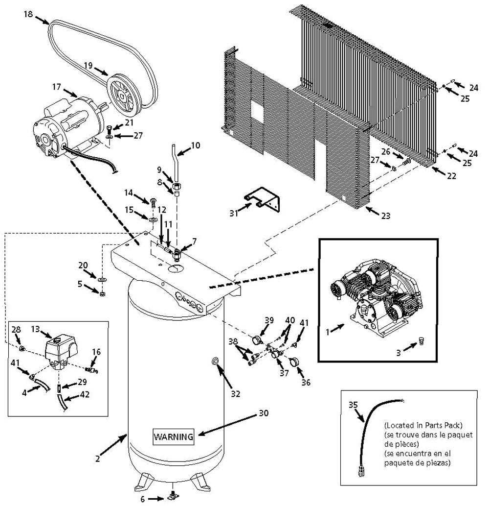 metabo hpt air compressor parts diagram