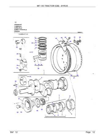 mf 135 parts diagram