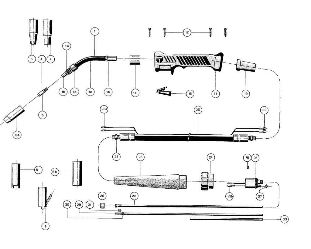 mig welder parts diagram