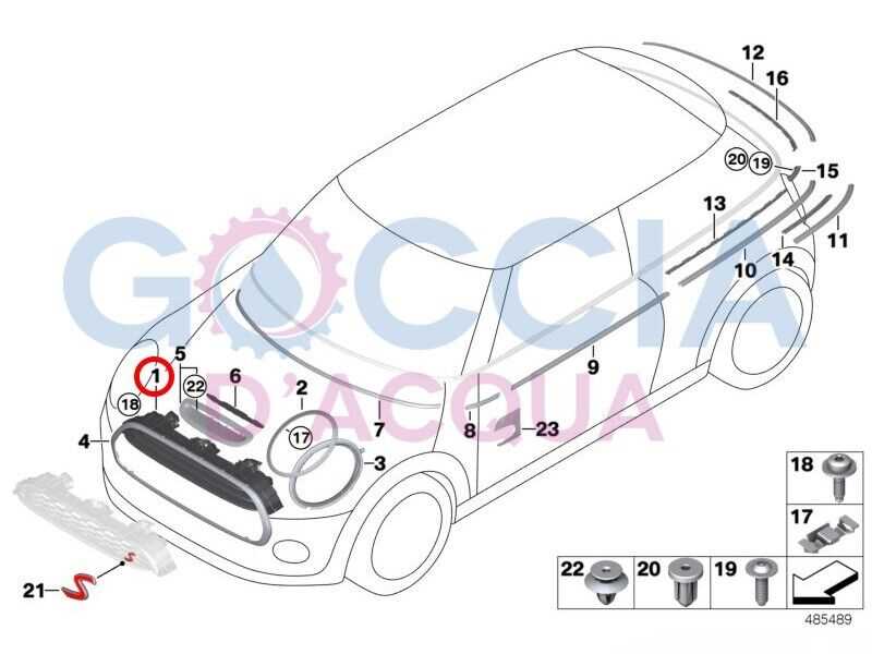 mini cooper parts diagram