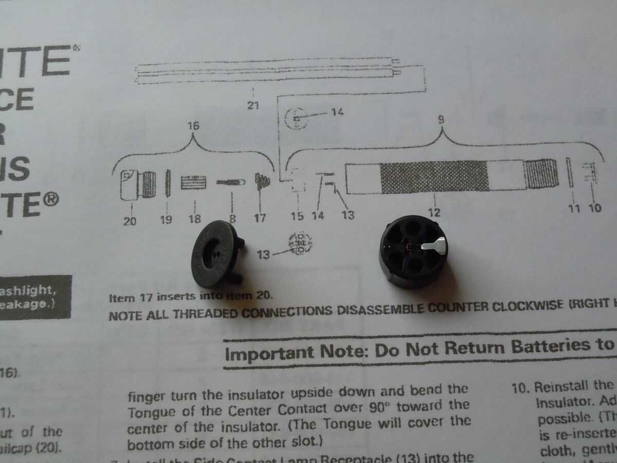 mini maglite parts diagram