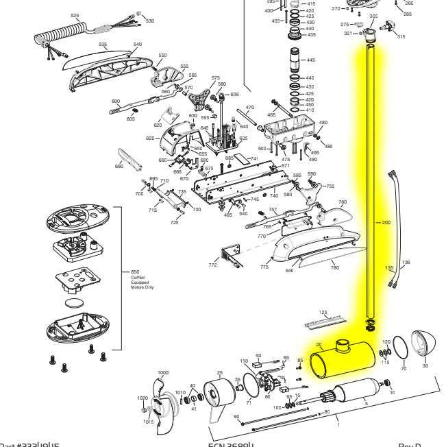 minn kota power drive parts diagram