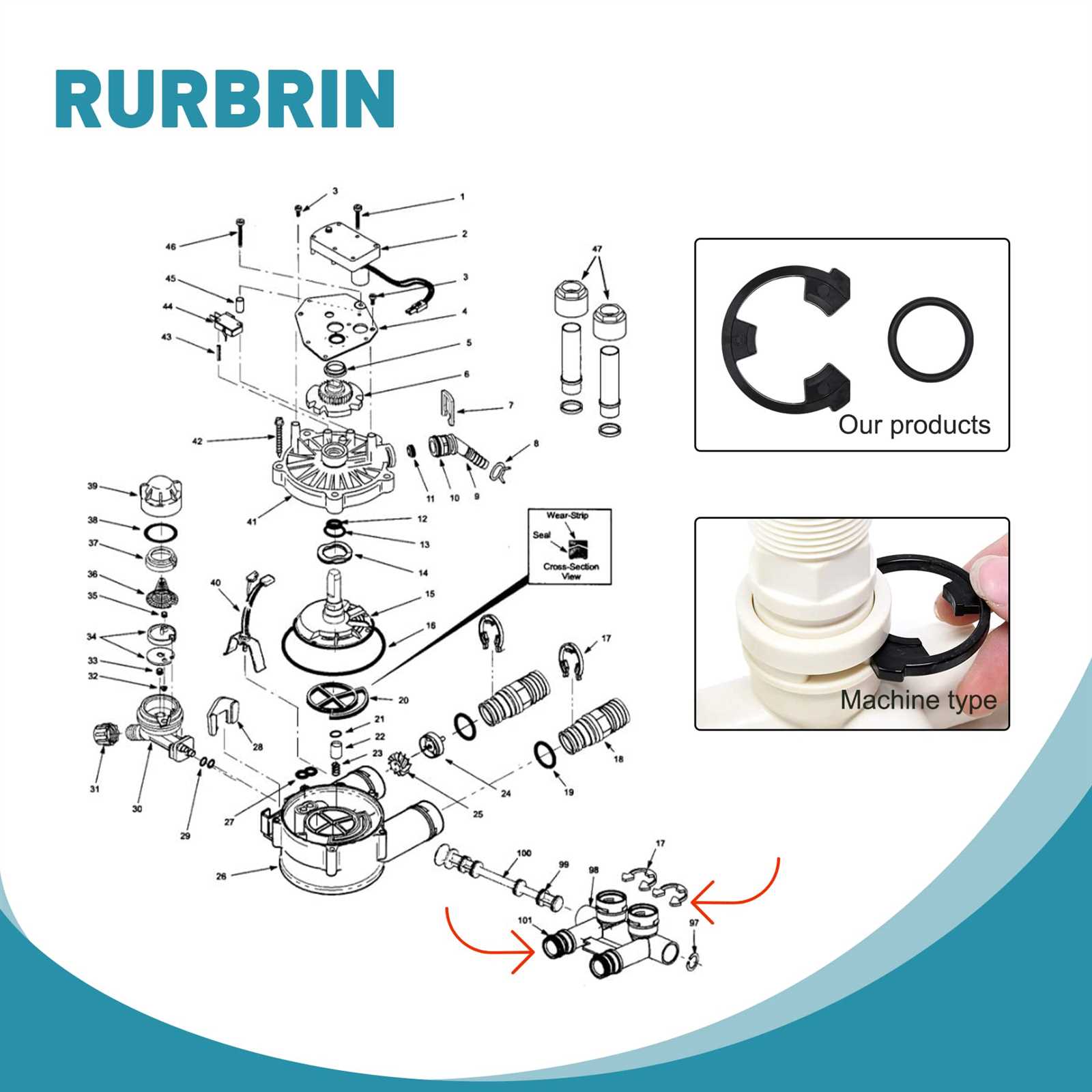 morton water softener parts diagram