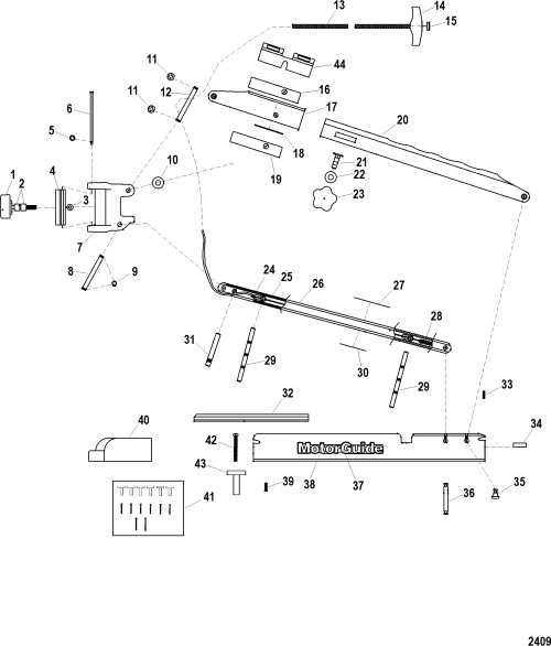 motorguide trolling motor parts diagram