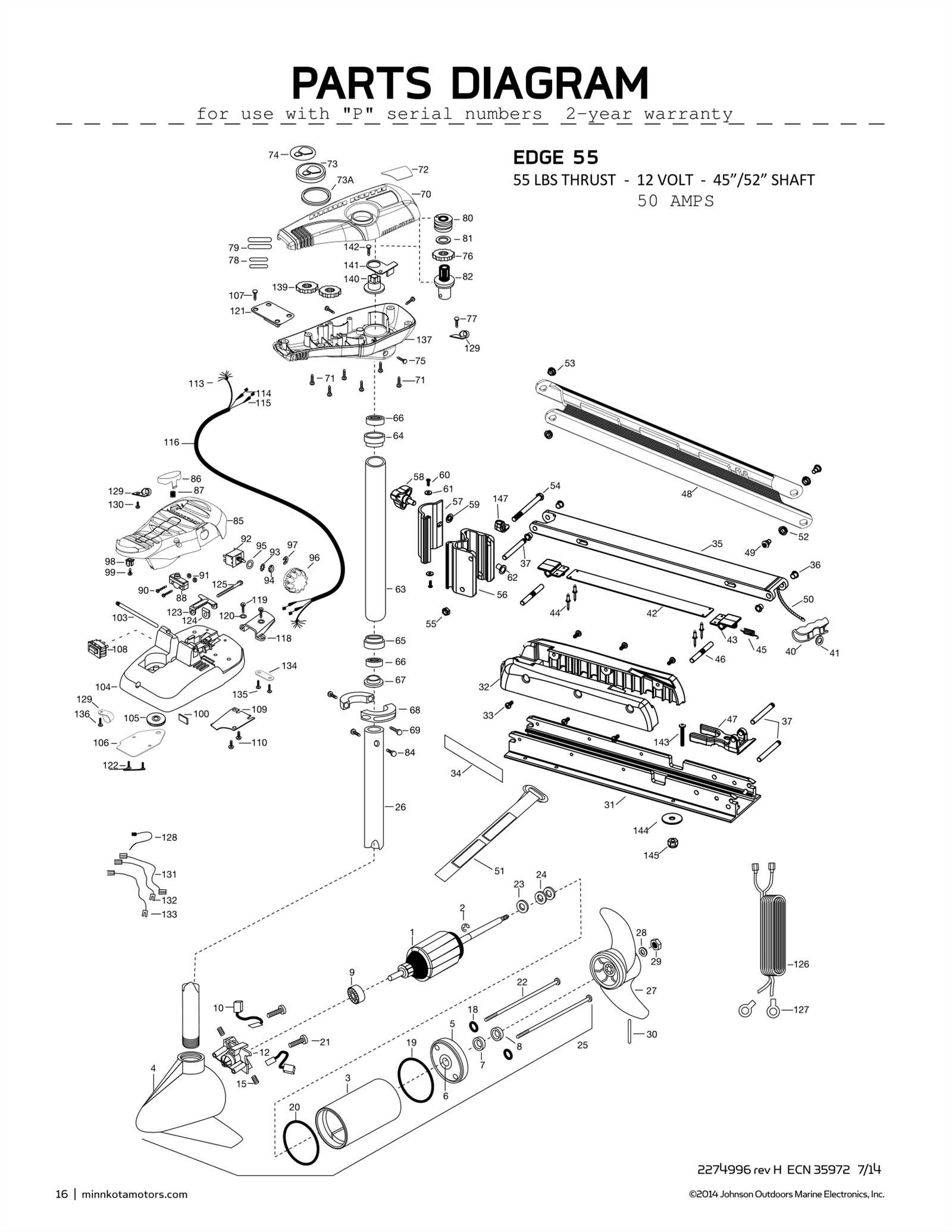 motorguide trolling motor parts diagram