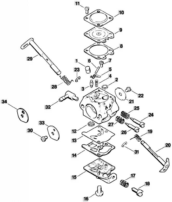 ms250 parts diagram