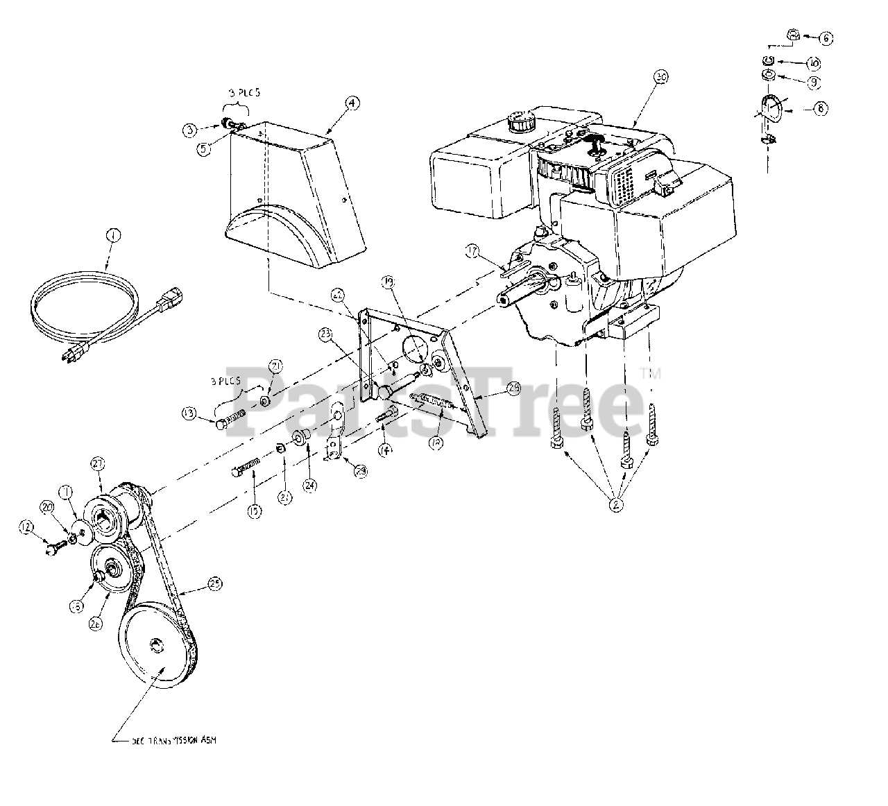 mtd 8 26 snowblower parts diagram