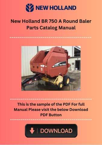 new holland br780a parts diagram