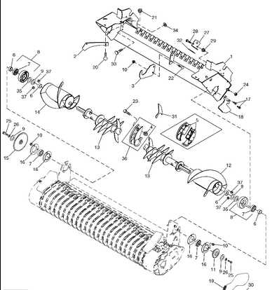 new idea 4217 tedder parts diagram