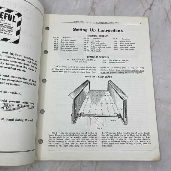 new idea manure spreader parts diagram