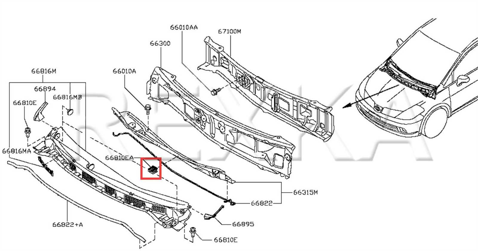 nissan altima parts diagram