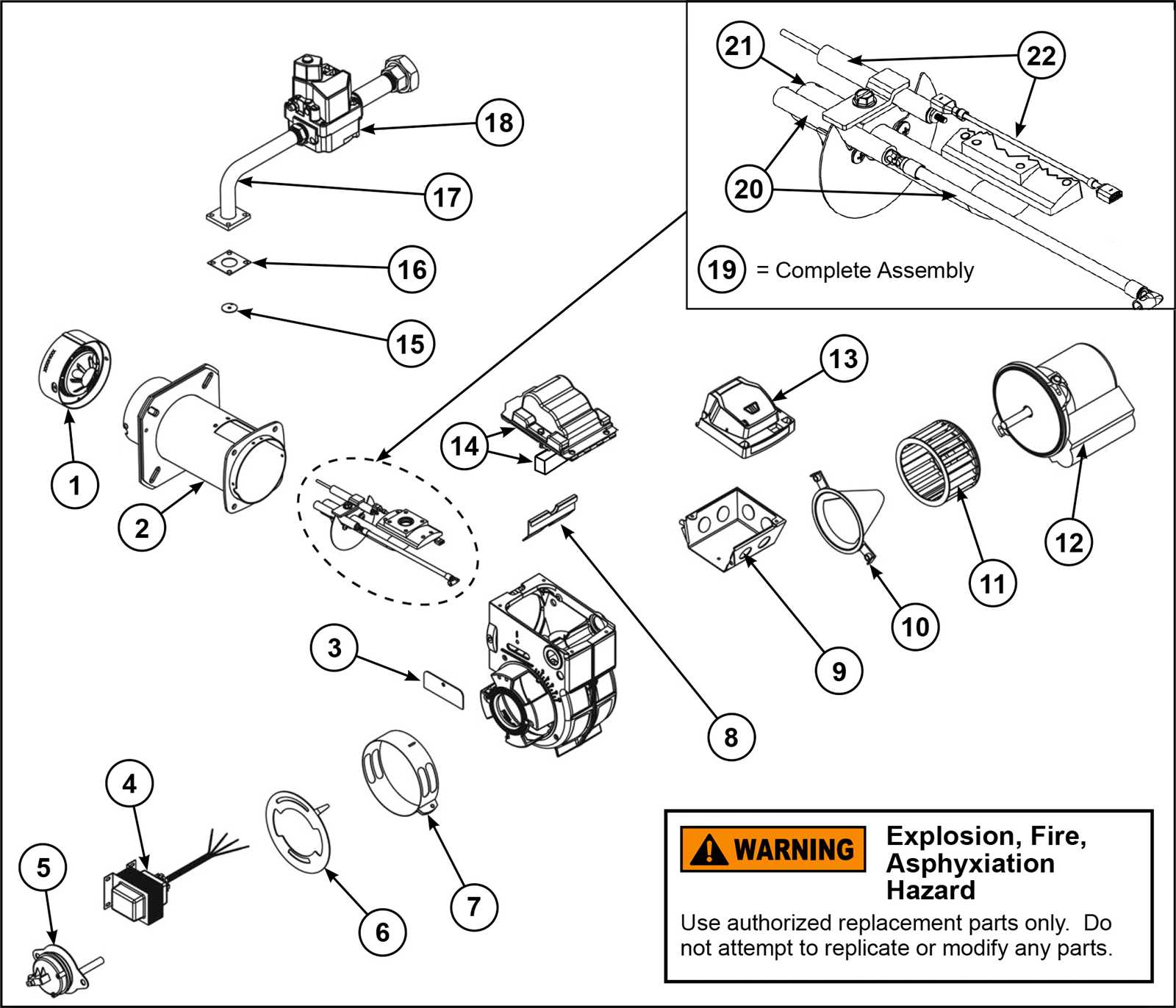 oil furnace parts diagram