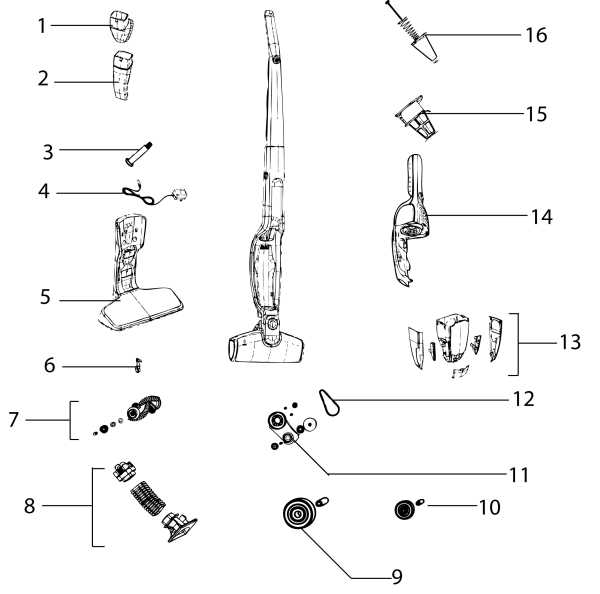 oreck xl parts diagram