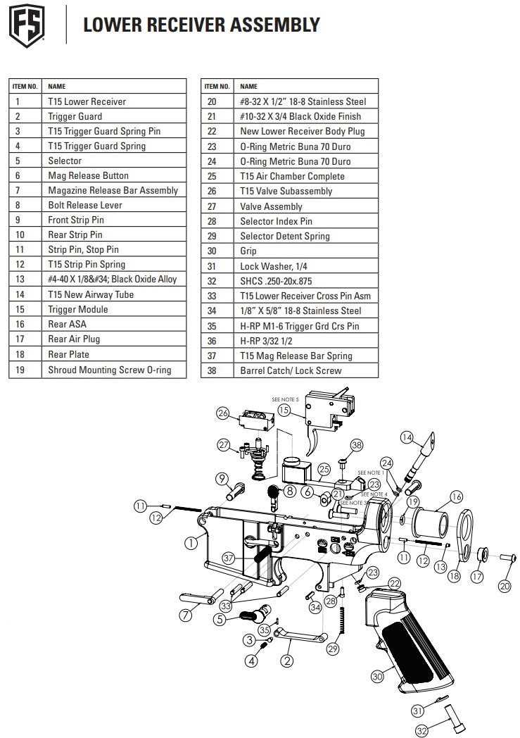 paintball gun parts diagram